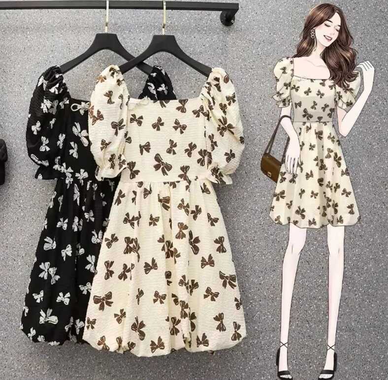 Korean style fashion ladies elegant ootd mini dress for daily use ...