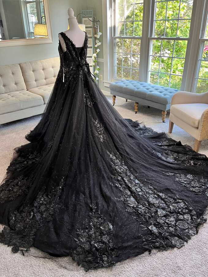 Kristina Black Wedding Dress,ballgown Wedding Dress, Gothic ...