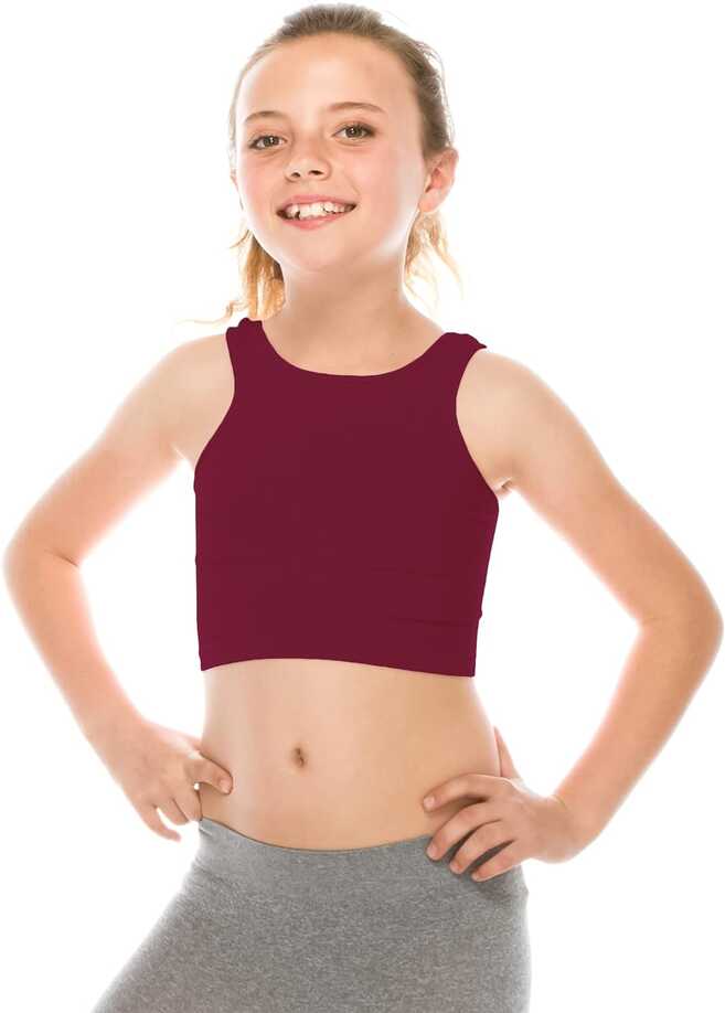 Kurve Premium Girls Seamless Sleeveless Crop Tank Turkey | Ubuy