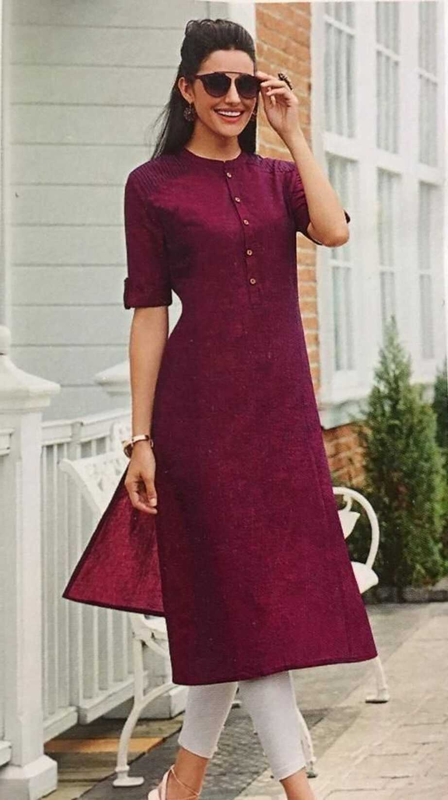 LATEST AND STYLISH OFFICE WEAR KURTI DESIGNS | office wear kurti ...