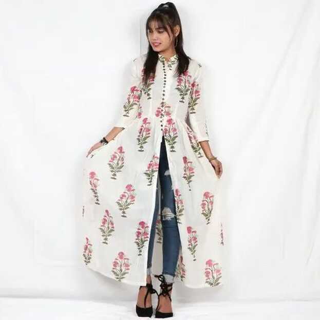 LATEST COTTON PRINTED KURTI DESIGNS FOR A STYLISH LOOK at Rs 900 ...