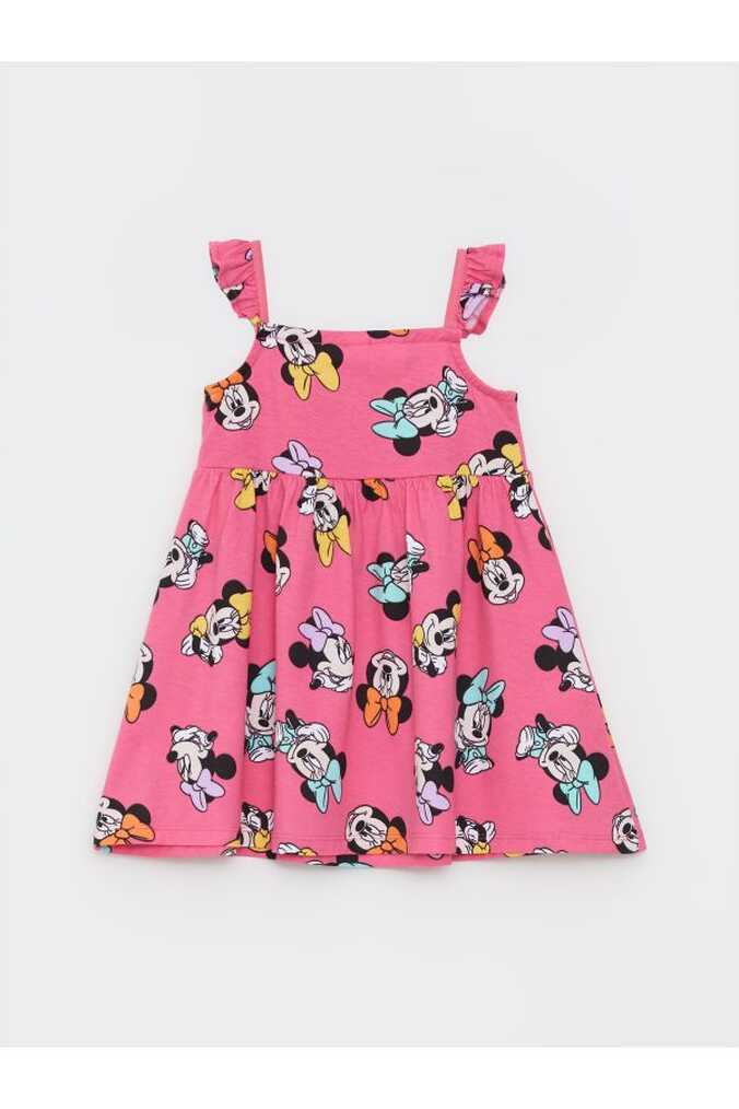 LC Waikiki Square Neck Strap Minnie Mouse Printed Cotton Baby Girl ...