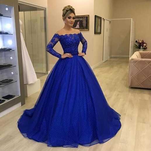 LTP0609,Royal blue prom dresses off the shoulder prom dresses long ...