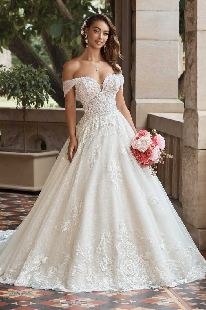 Lace Princess Bridal Ball Gown