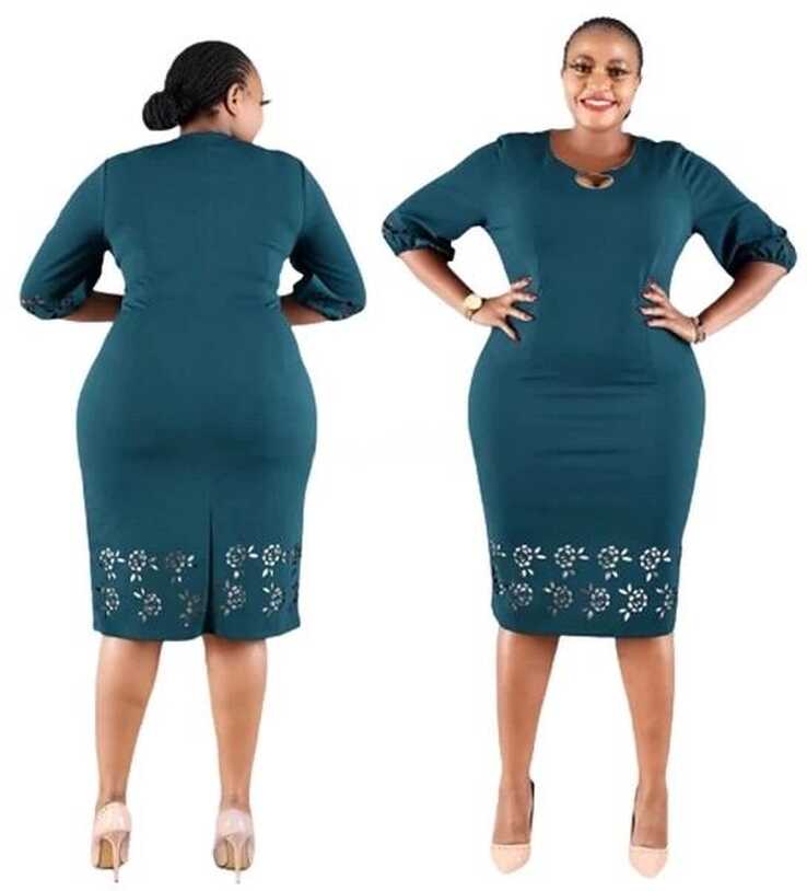 Ladies Fashion Body-Con Official Dress – Plus Size – Toi Online is ...