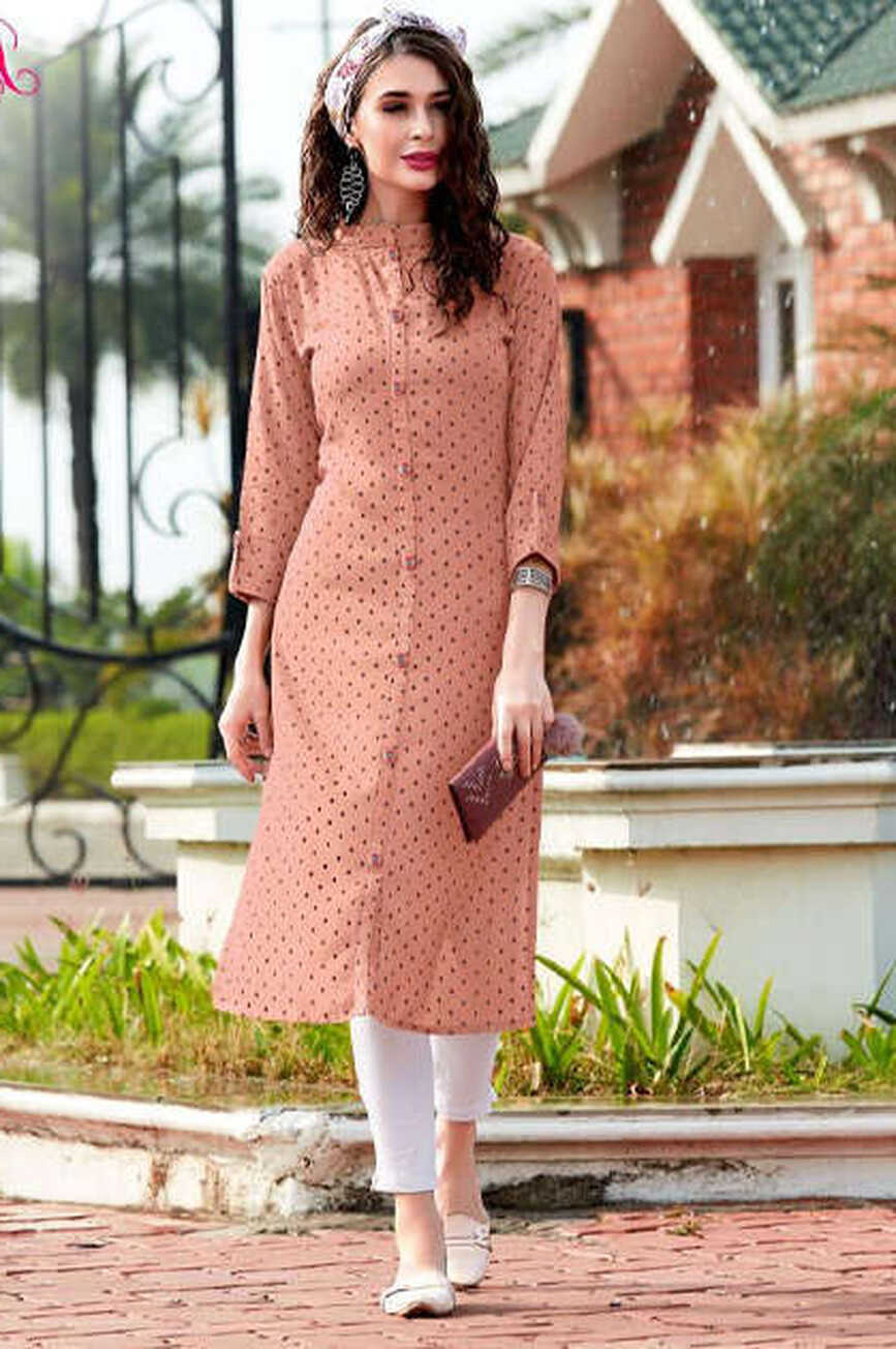 Ladies Flavour Decent Kurti Wholesale Catalog 6 Pcs - Suratfabric.com