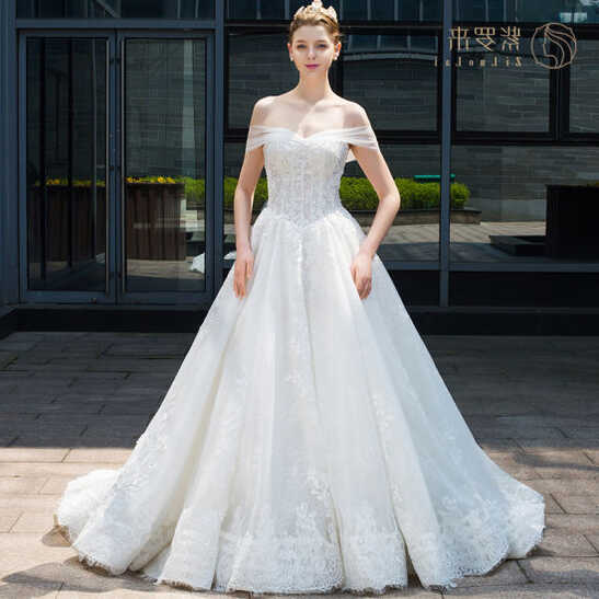 Ladies Girl Prom Party Clothing Apparel Wedding Dress Bridal Gown ...