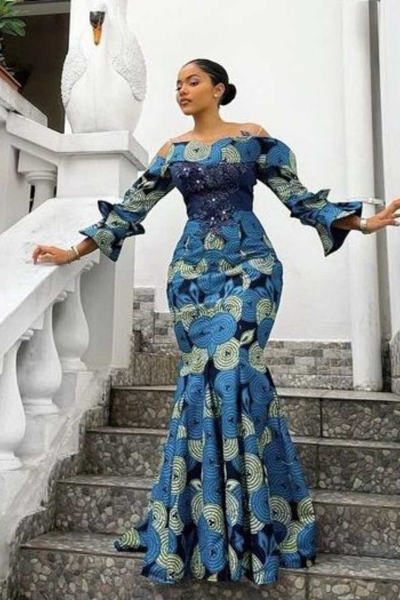 Latest, Matured and Beautiful ankara long gown styles for all occasion