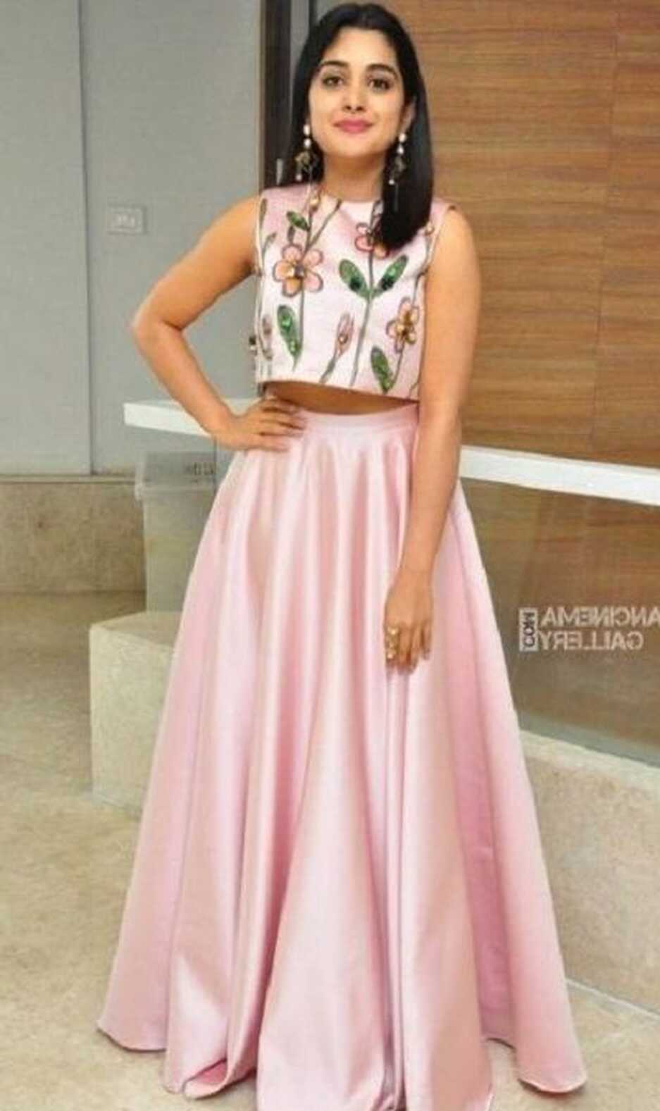 Latest 50 Crop Top and Lehenga Designs (2022) - Tips and Beauty