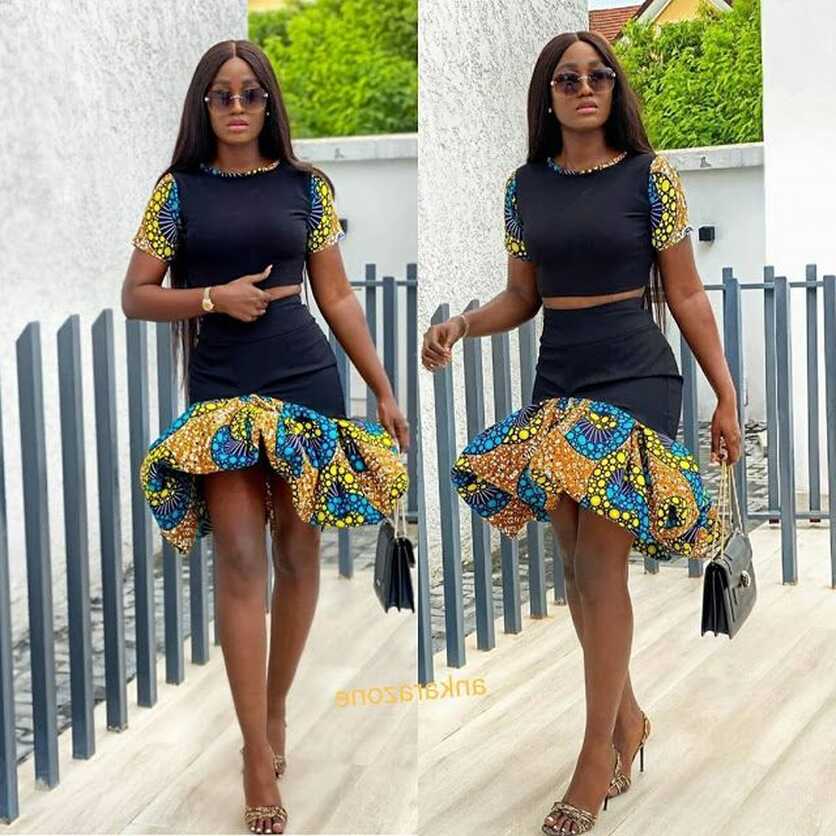 Latest Ankara Short Gown Styles for Wedding | Dezango