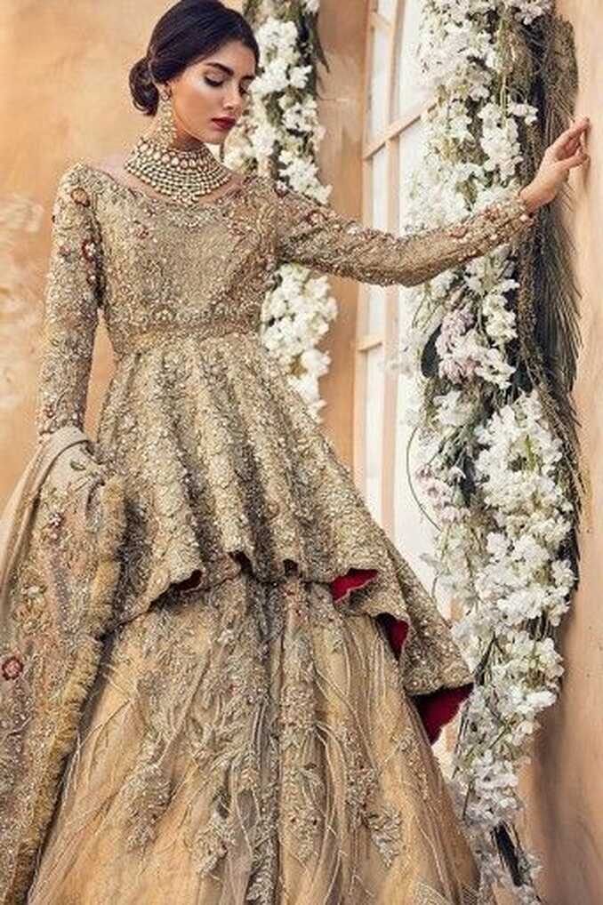 Latest Bridal Walima Dresses 2023 Modern Collection - StyleGlow.com