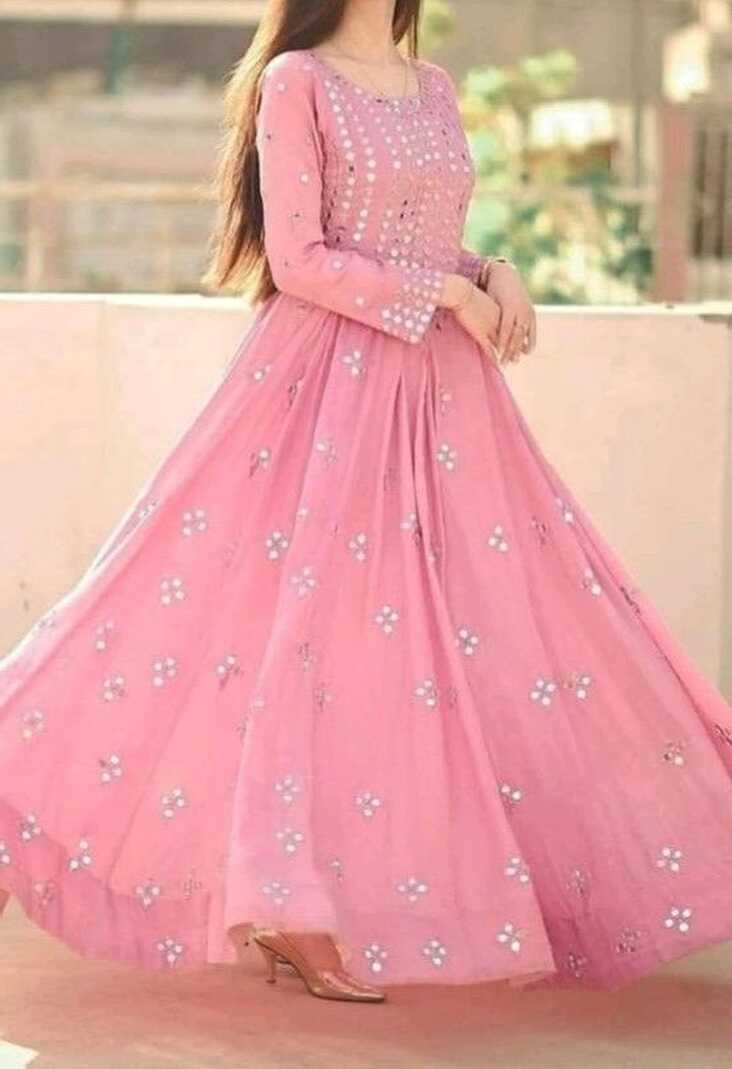 Latest Pink Dress Design 2022| Pink Frock Design| Pink Color ...