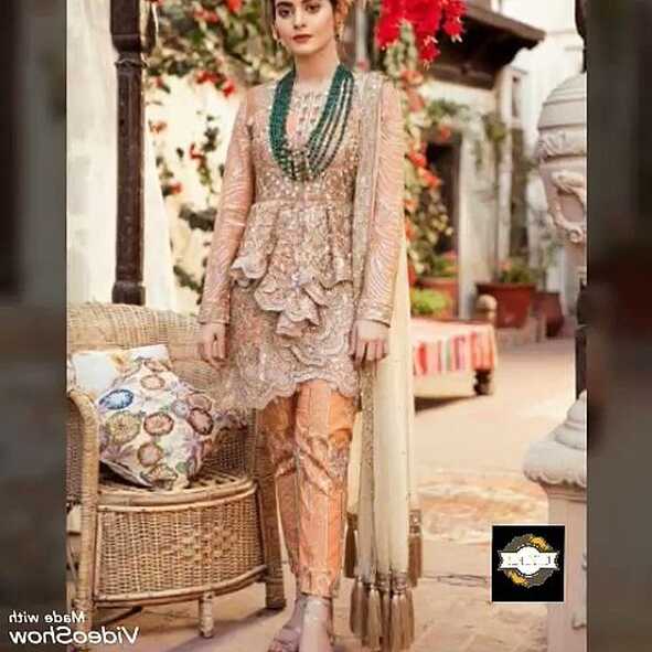 Latest Trending bridal/party wear dresses♥New design(2020)