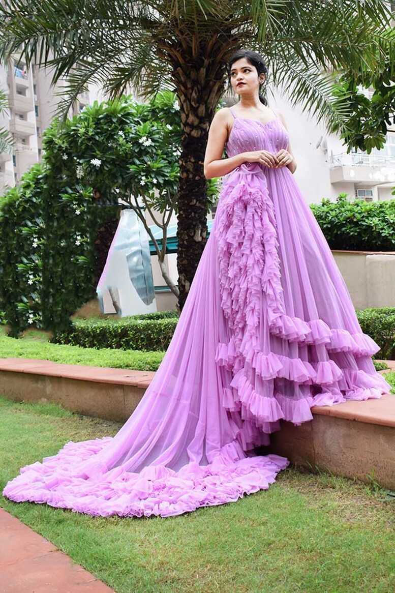 Lavender Princess Gown