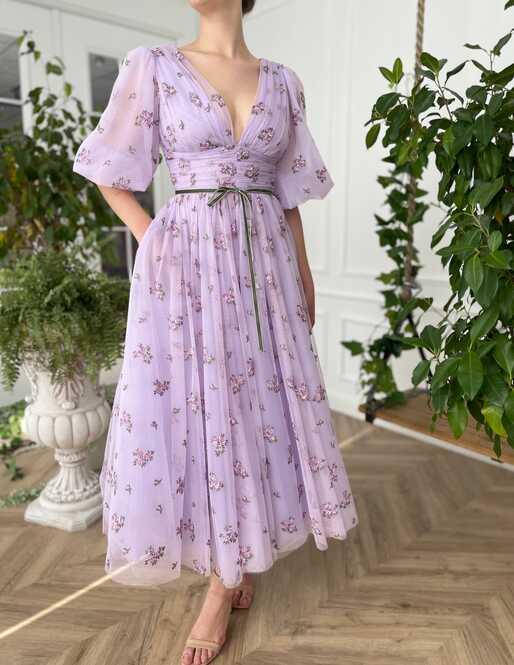 Lavender Romance Dress | Teuta Matoshi