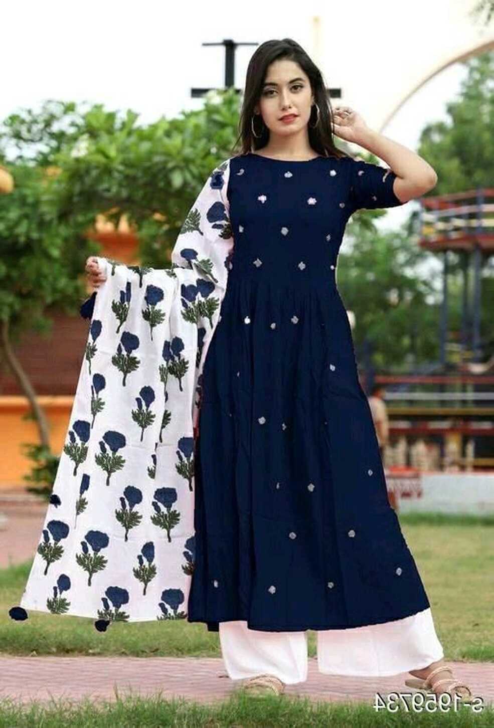 Lawn Cotton Long Frocks Designing Ideas For Eid &amp; Parties