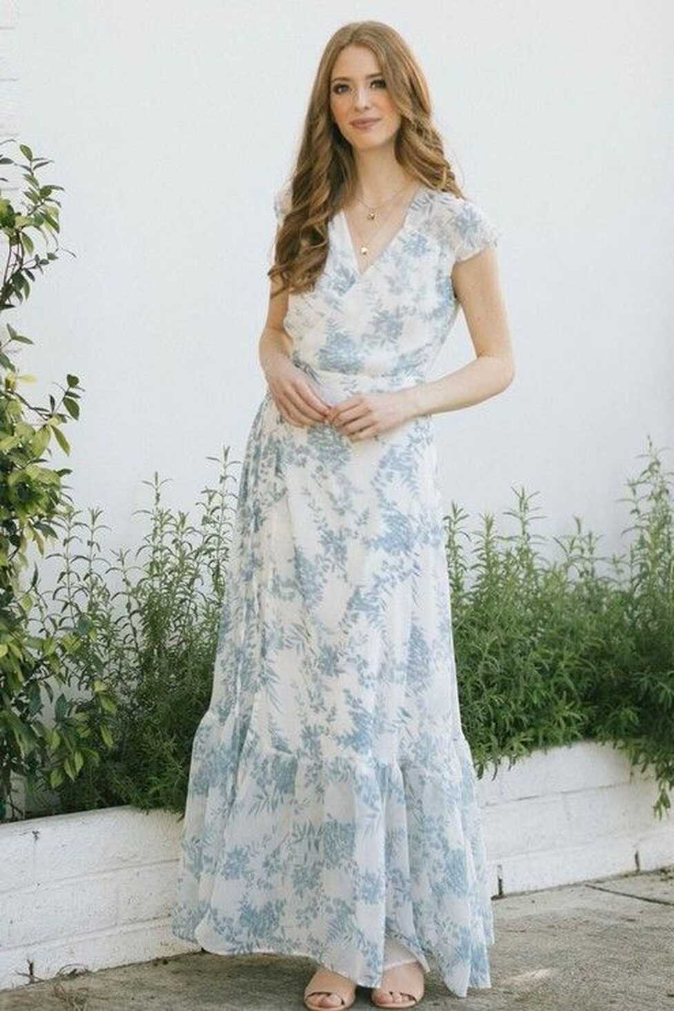 Light Blue, Floral, and Sage Green Mix and Match Bridesmaid ...