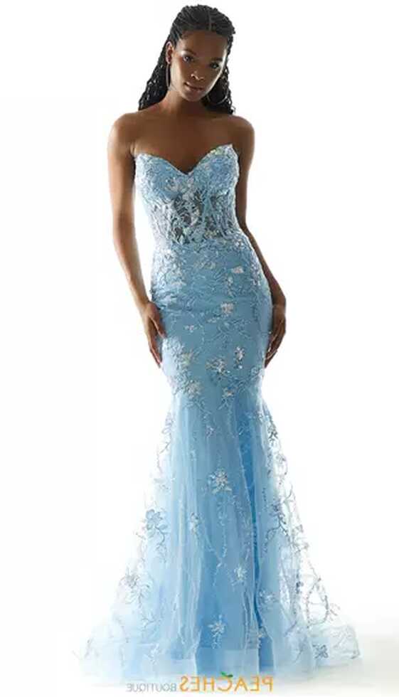 Light Blue Prom Dresses | Shop Light Blue Prom Dresses - Peaches ...