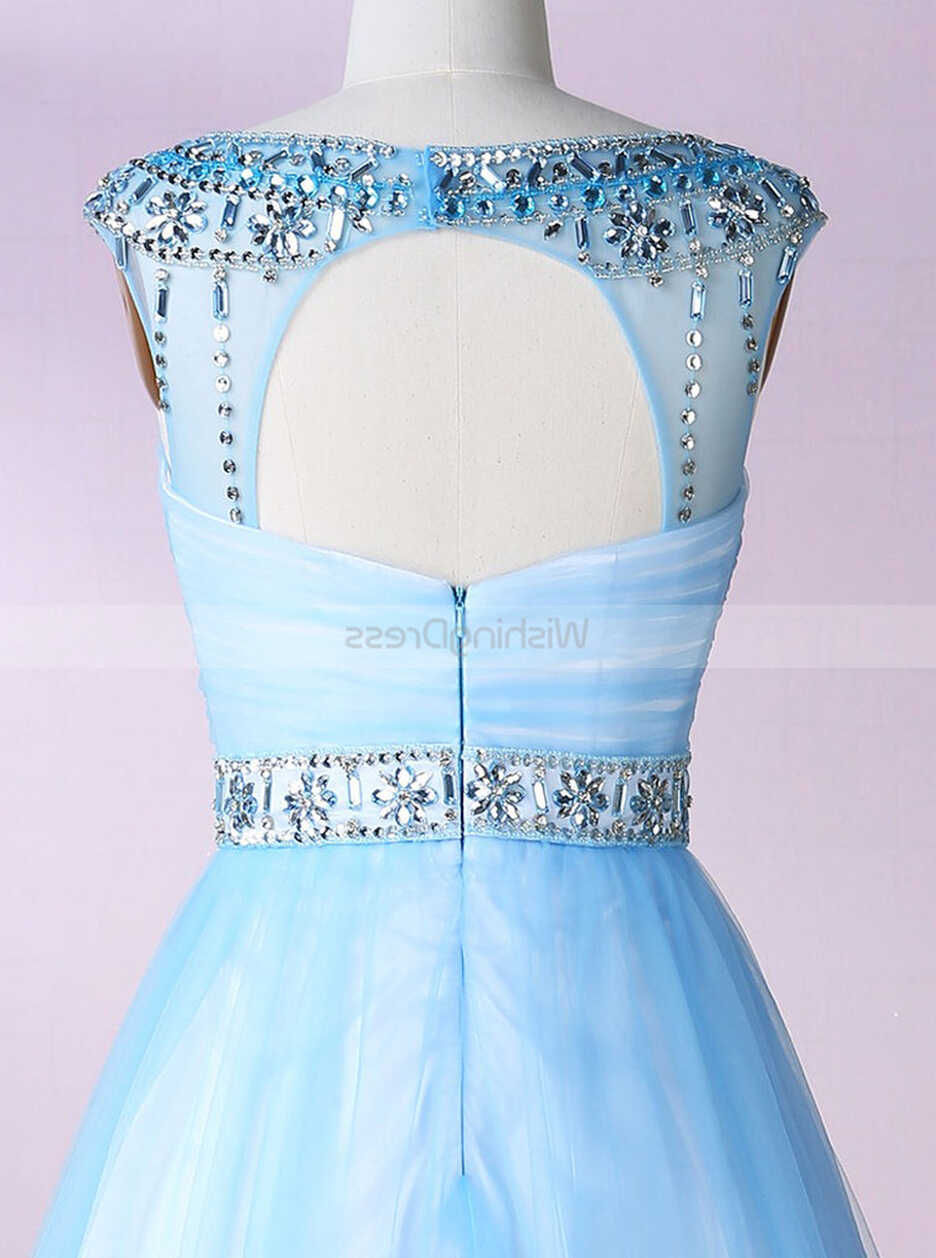 Light Blue Sweet 16 Dresses,Knee Length Sweet 16 Dress,Princess ...