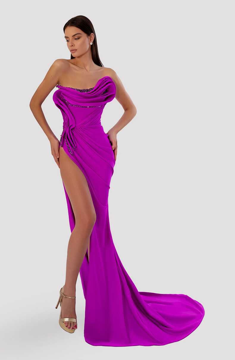 Light Purple Long Dress – ALBINA DYLA