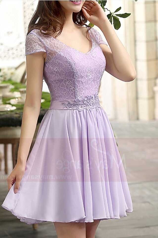 Light Purple Short Party Dress