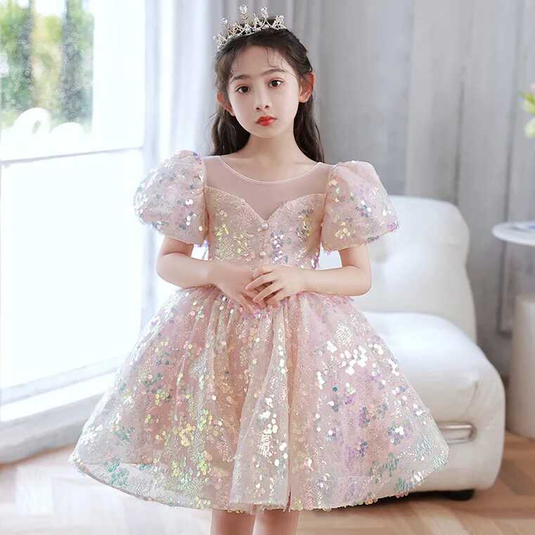 Little Girls Dresses | Prom Sequin Dress | Luxury Birthday Party ...