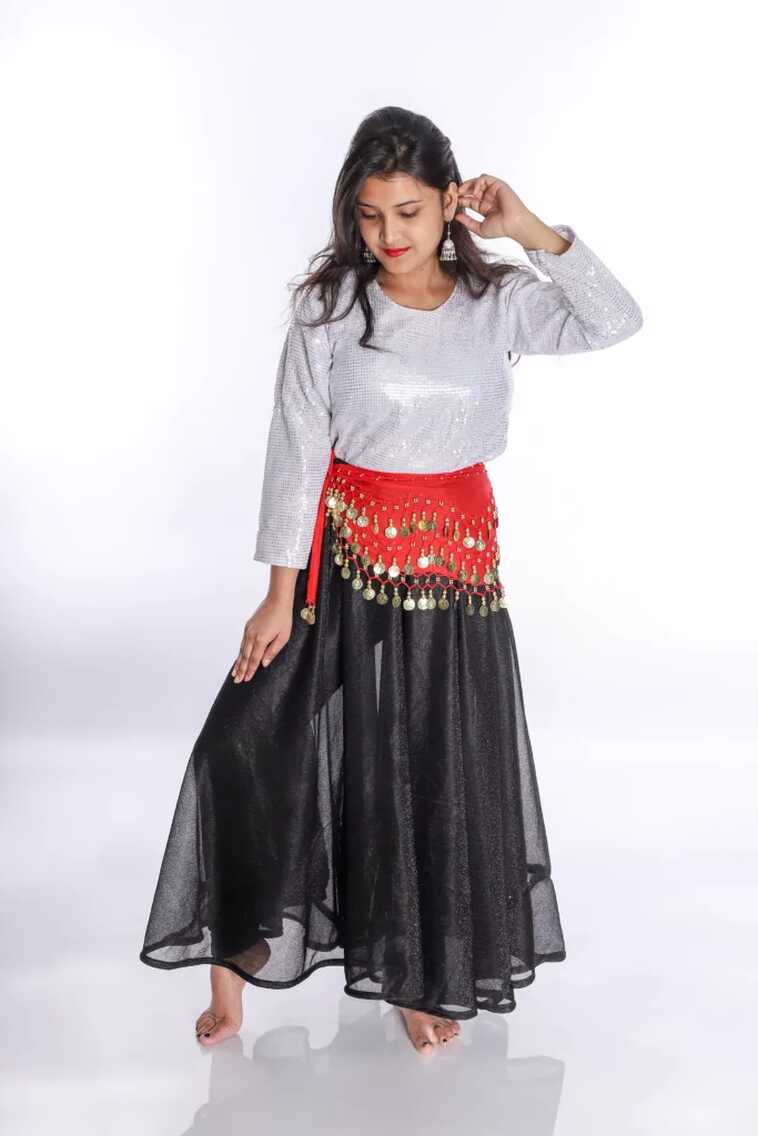 Long Skirt Top Western Dance Fancy Dress – Sanskriti Fancy Dresses