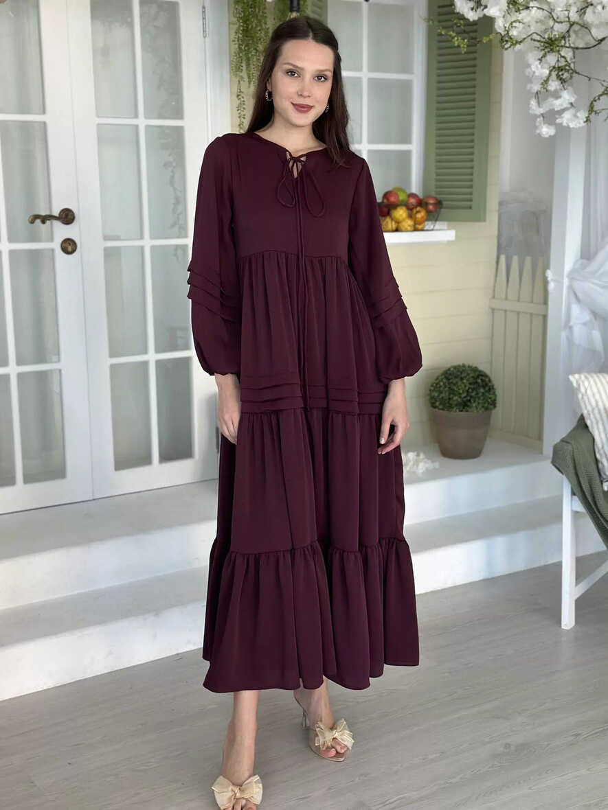 Long Sleeve Chiffon Dresses | Chiffon Frocks Online