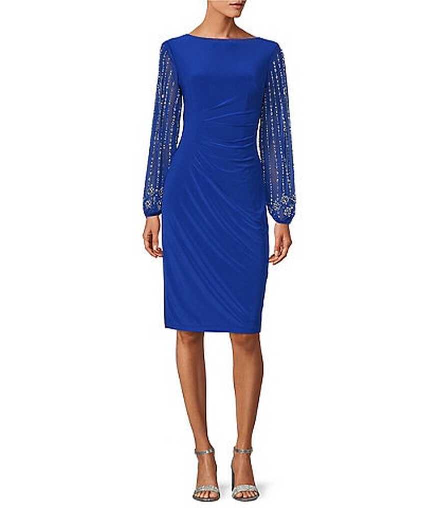 Long Sleeve Cocktail Wedding Guest Dresses | Dillard&#39;s