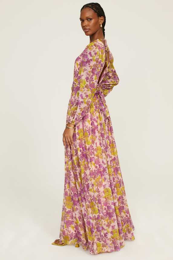 Long Sleeve Floral Maxi by LDT | Rent the Runway