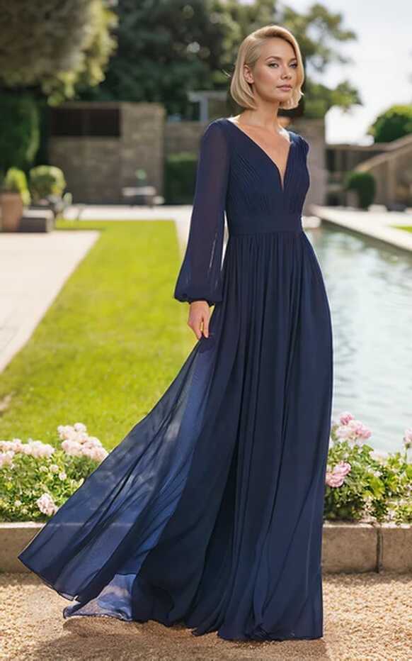 Long Sleeve Wedding Guest Dresses - June Bridals