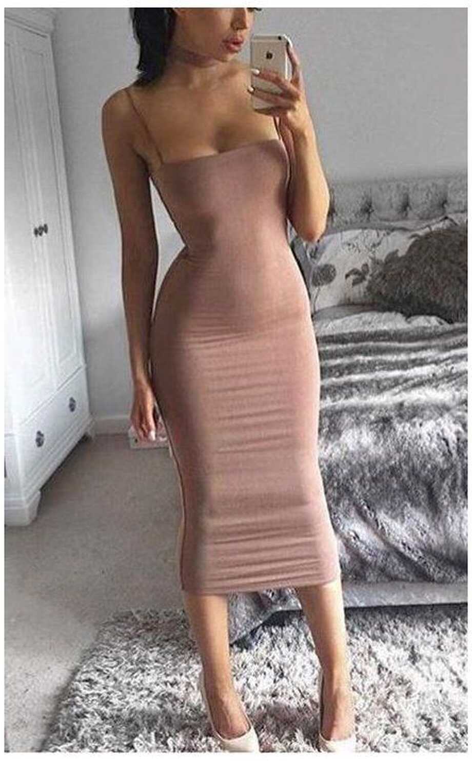 Long Tight Casual Dresses