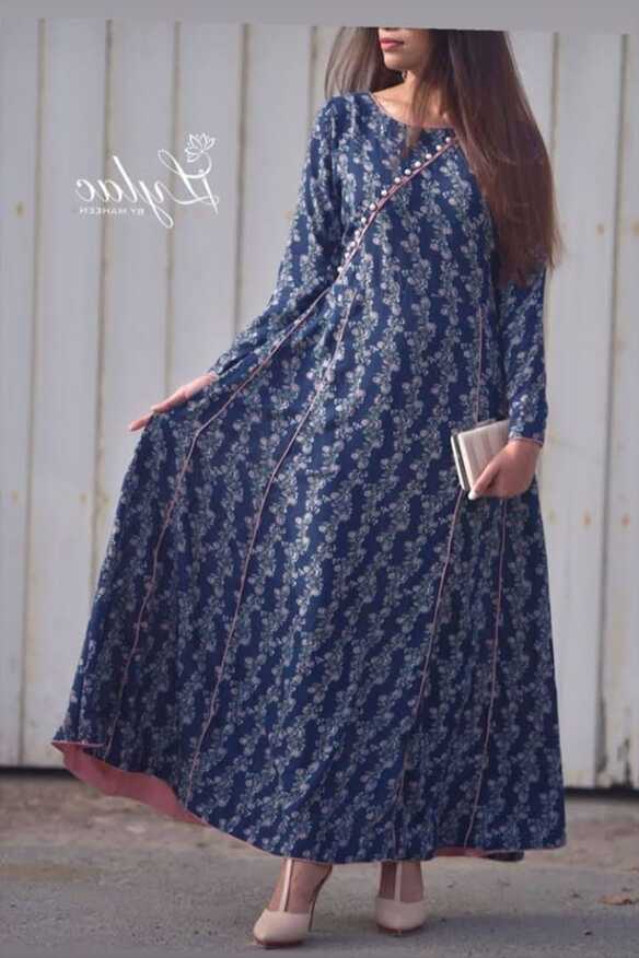 Long frock shirt | Simple Pakistani dresses | New neck designs ...