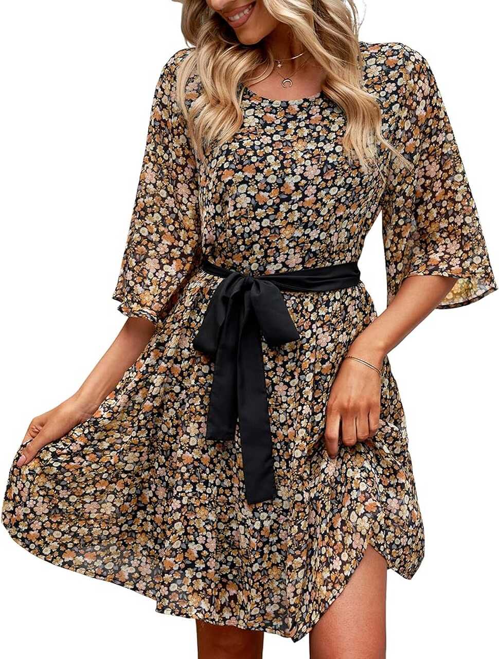 LookbookStore Floral Dress for Women 2024 Spring Summer Dresses ...