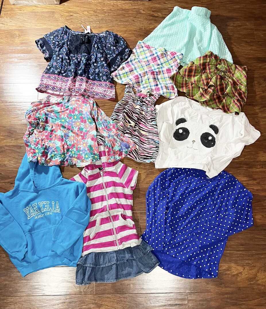 Lot Of Girls Clothes (10 Pcs )Size 6X/7/8 Assorted Brands | eBay