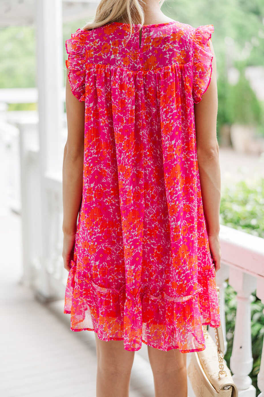 Lovely New Days Hot Pink Ditsy Floral Dress – Shop the Mint