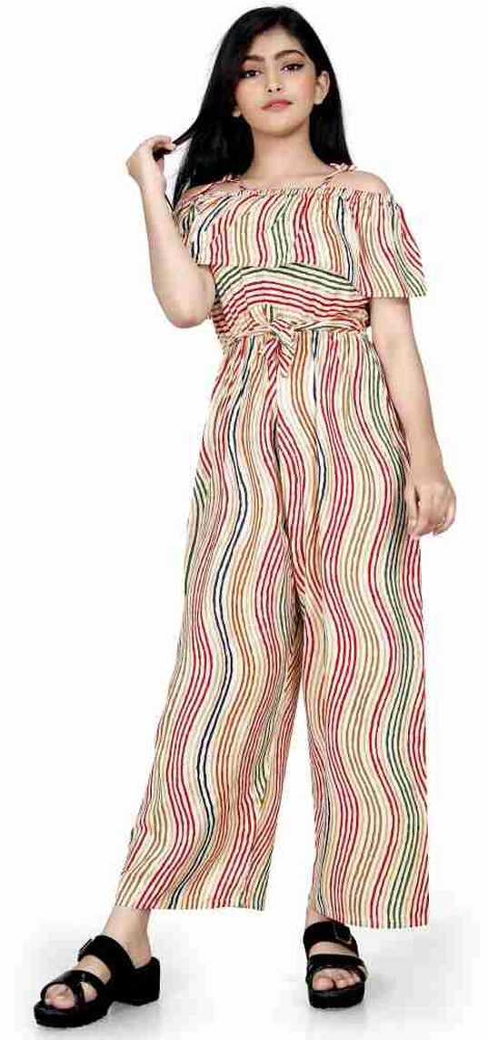 MIDI HOUSE Striped Girls Jumpsuit - Buy MIDI HOUSE Striped Girls ...