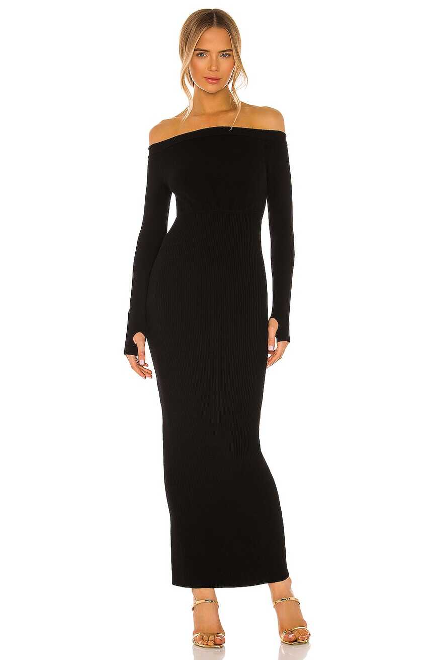 Michael Costello x REVOLVE Off Shoulder Bodycon Maxi Dress in ...