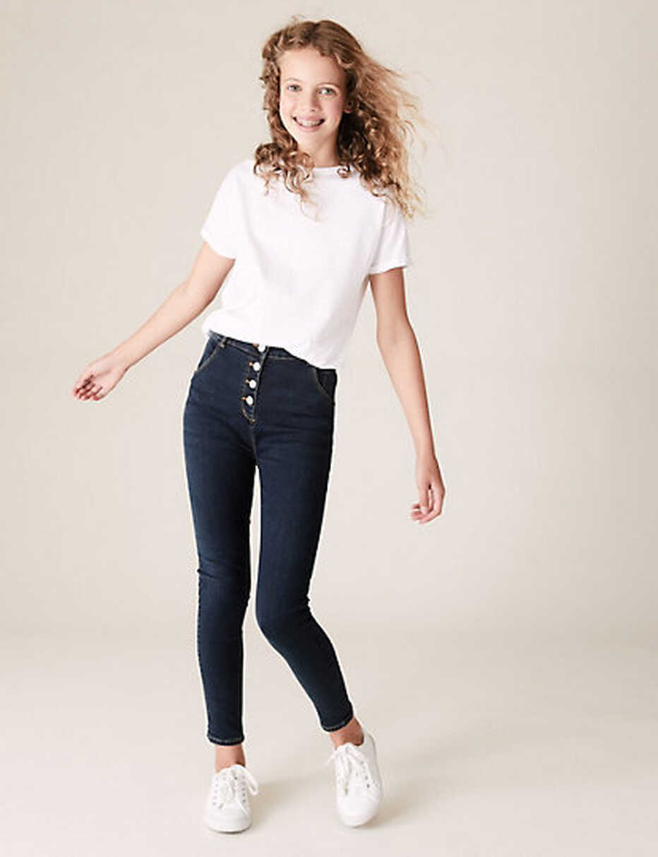 Mini Ivy Skinny High Waisted Jeans (6-16 Yrs)