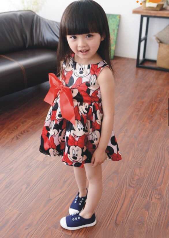 Minnie mouse Dress Baby Girl Clothes Summer Dress Infant Dresses ...