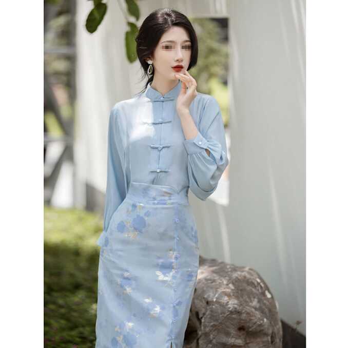 Modern Chinese Cheongsam, Chinese Traditional Dress Long Cheongsam ...