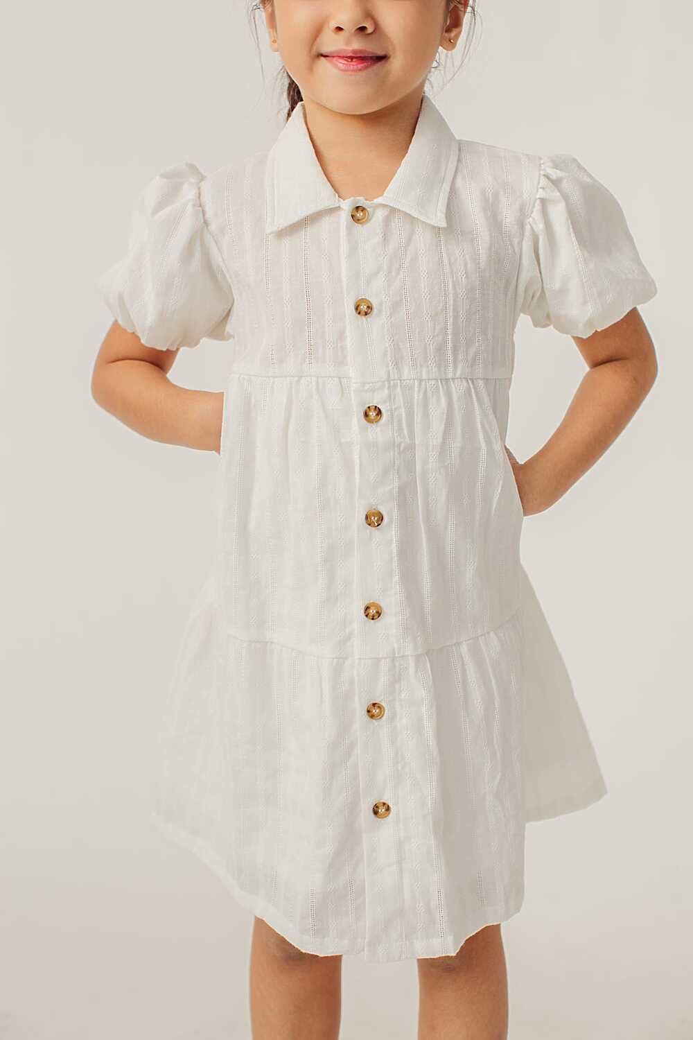 Mossimo White Puff Sleeve Shirt Dress Girls Kids – Mossimo PH