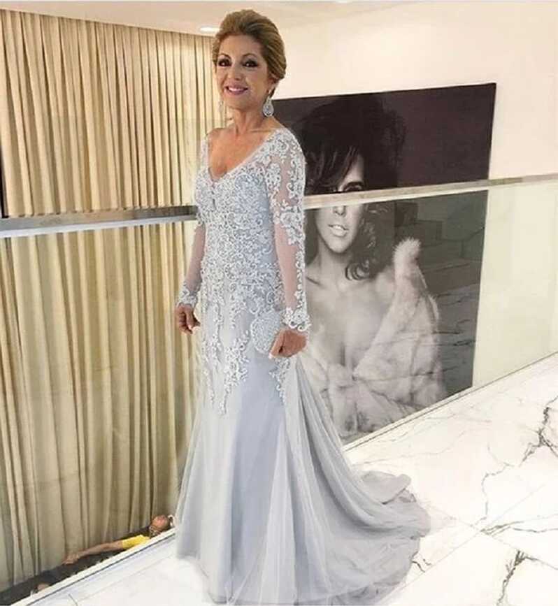 Mother Bride Long Wedding Party Dress | Elegant Party Dresses Long ...