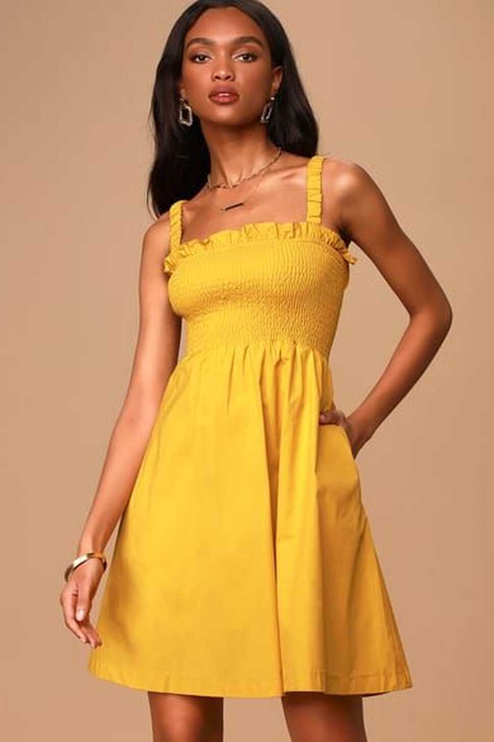 Much Obliged Golden Yellow Wrap Maxi Dress