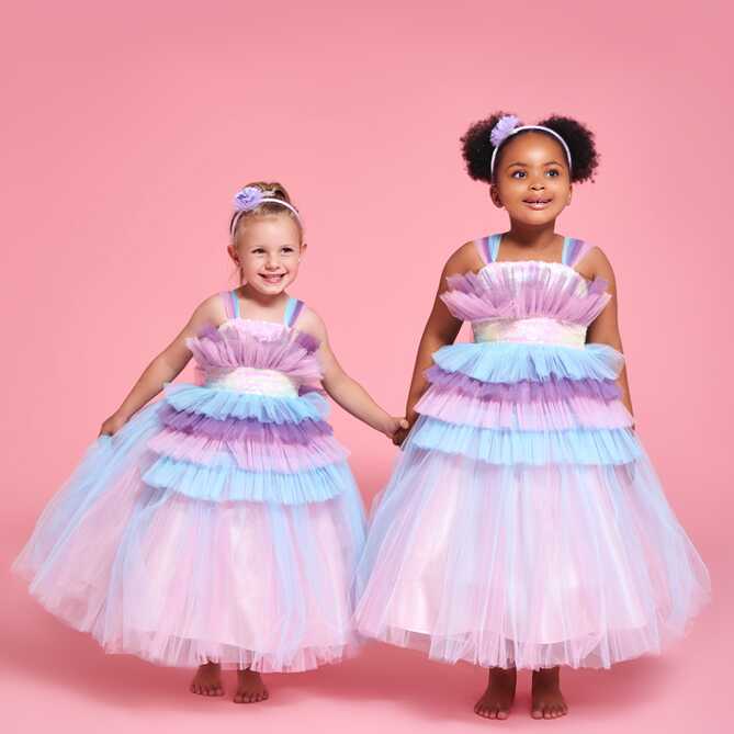 Multicolour Cinderella Dress - Malimu Kids