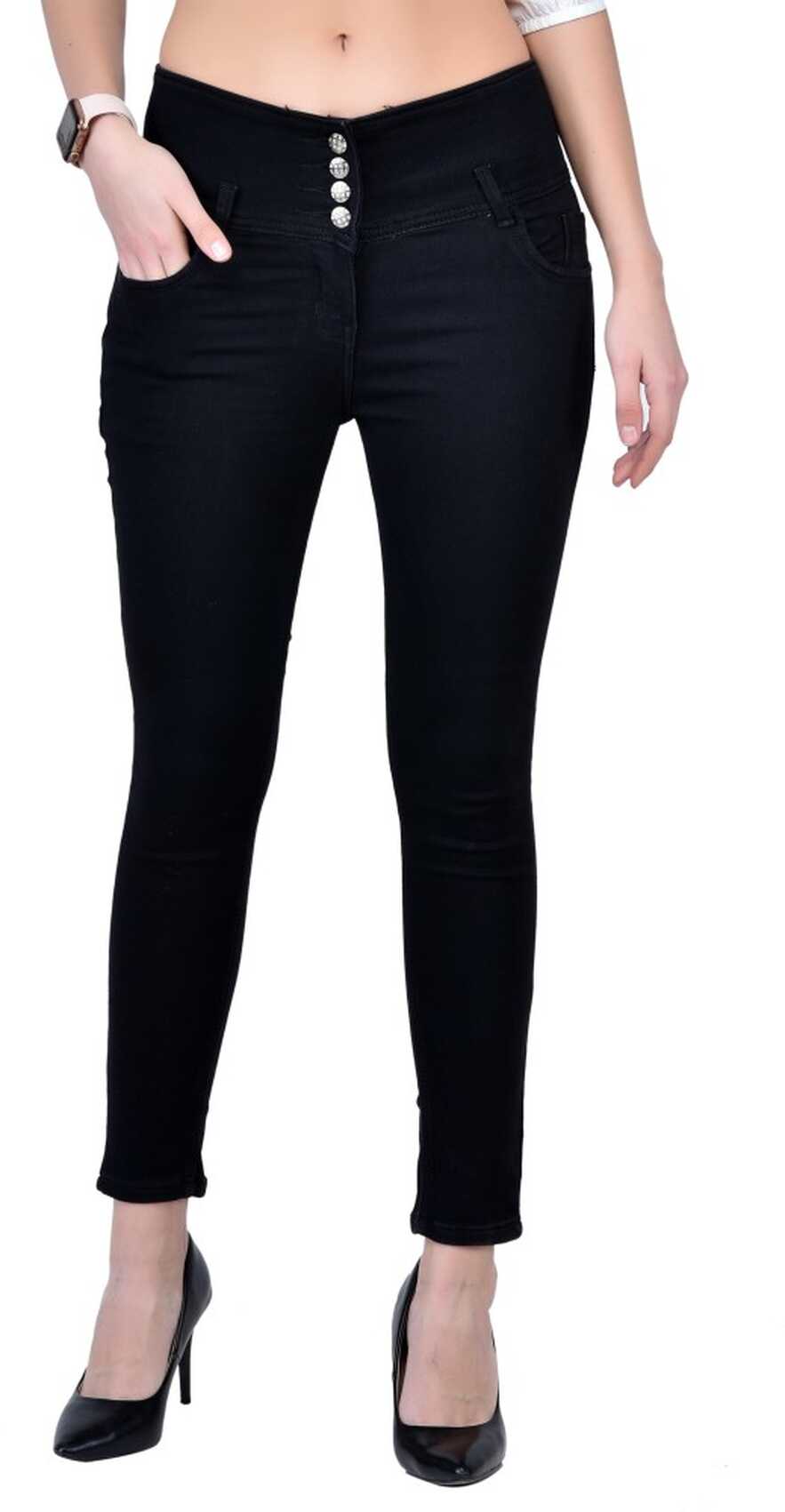 NEON-9 Skinny Girls Black Jeans - Buy NEON-9 Skinny Girls Black ...