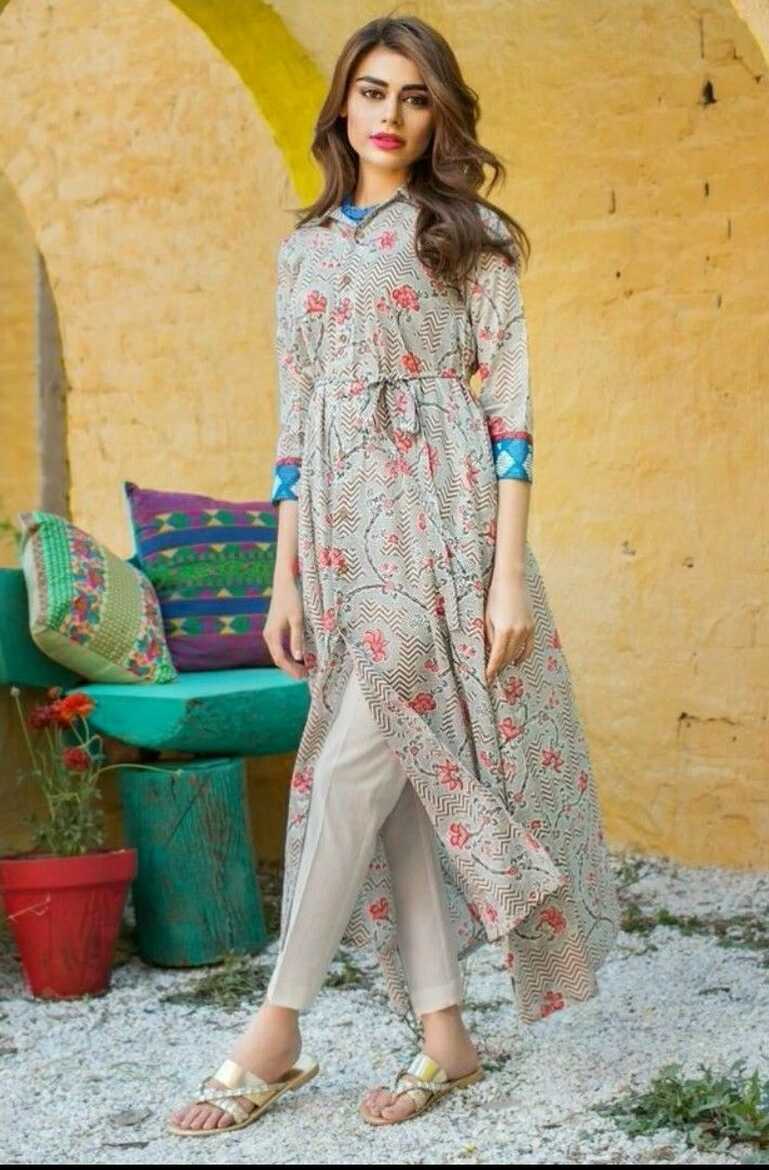 NEW PATTERN CASUAL COTTON KURTI IDEAS