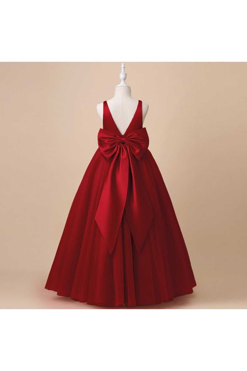 NSM Girl&#39;s Red Birthday Graduation Party Dress - Trendyol