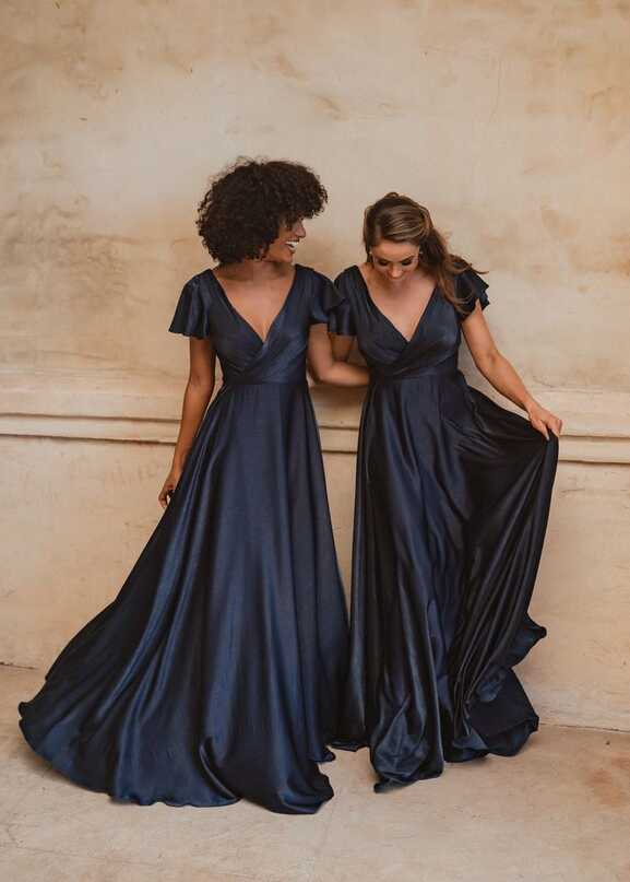 Navy Bridesmaid Dress - Auckland TO872