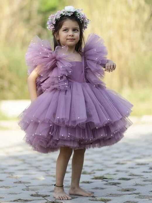 Net Fancy Baby Girl Designer Frock at Rs 790 in Surat | ID ...